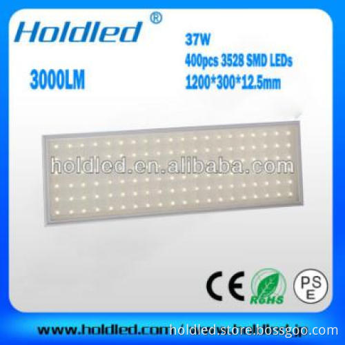 1200*300*12.5mm 2700lm 37w led panel light  energy saving